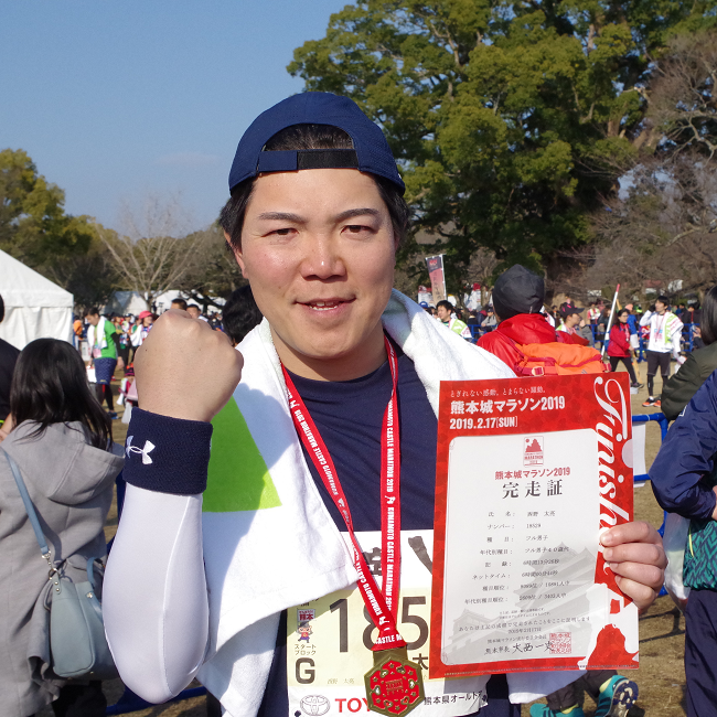 熊本城マラソン完走しました！